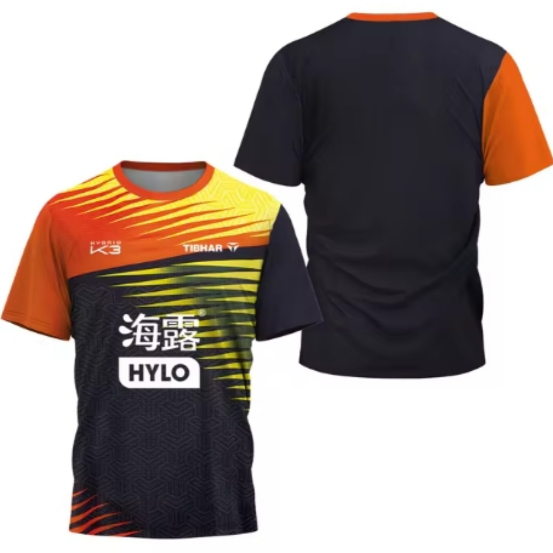 Table Tennis Club Jersey - 2024 letni nowy trójkątny fragment męski