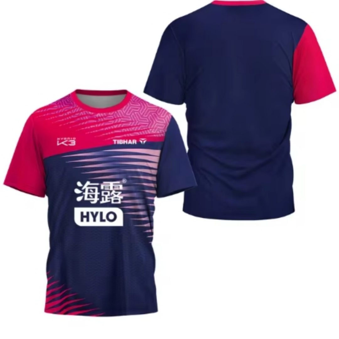 2024 letni nowy trójkątny frag – Table Tennis Club Jersey recenzja i cena