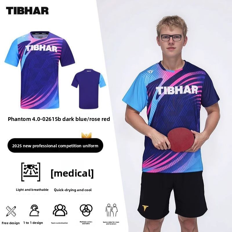 Koszulka treningowa do tenisa  – Table Tennis Club Jersey recenzja i cena