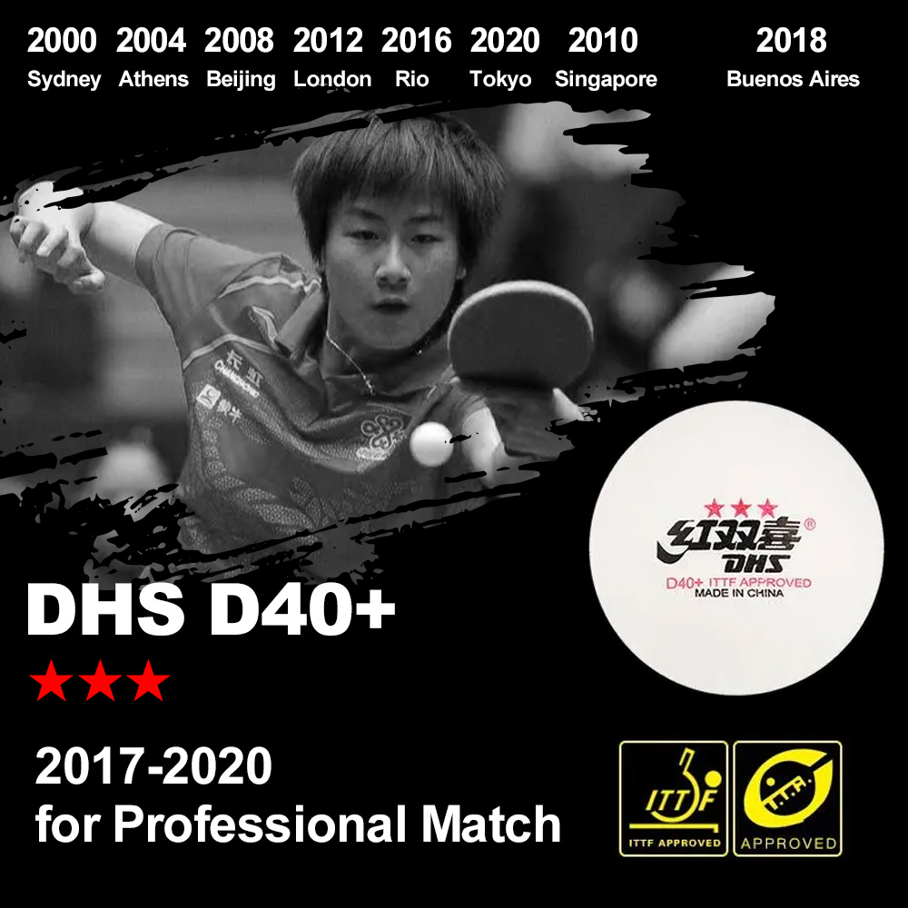 DHS D40+ DJ40+ Piłki do ping-p – Table Tennis Game Pc recenzja i cena
